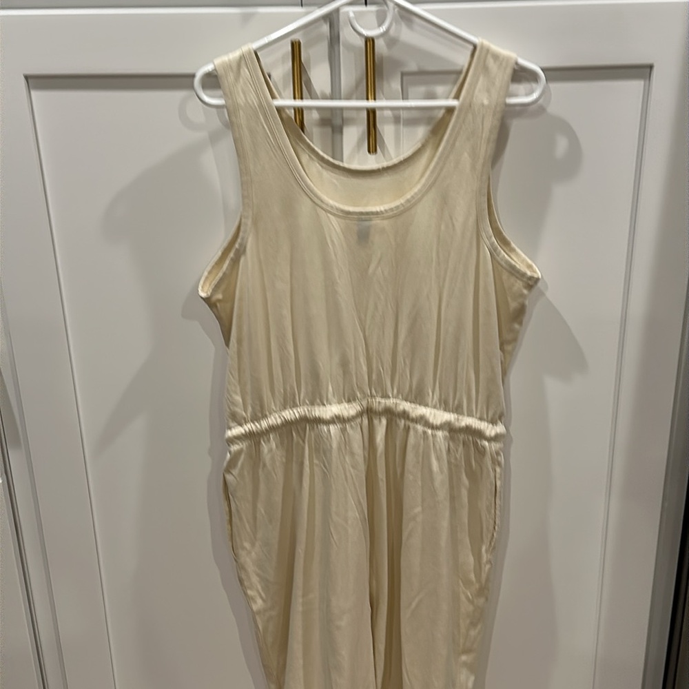 Universal Thread Cream Sleeveless Jumpsuit - Picture 7 of 7